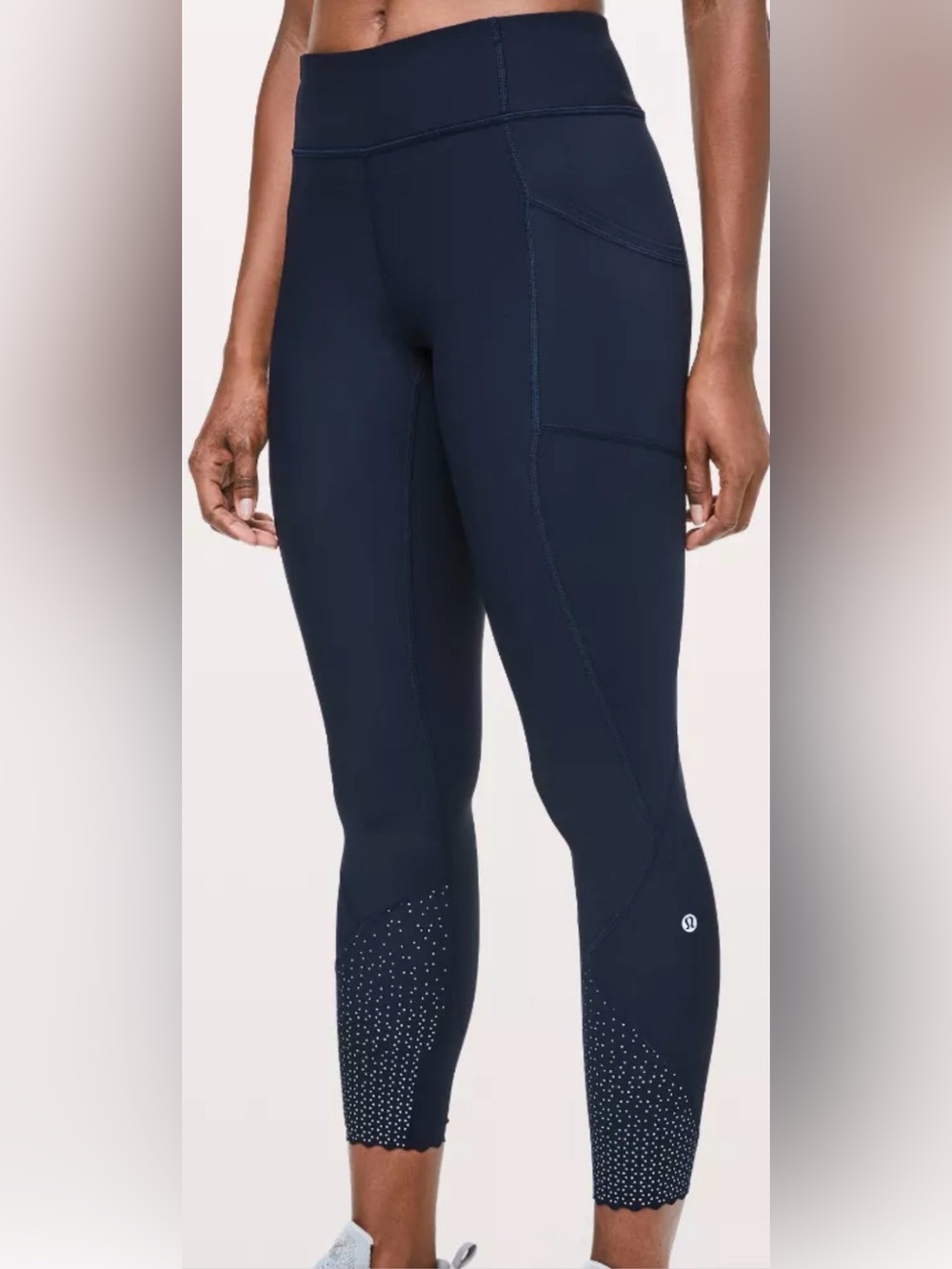 lululemon tight stuff high rise scalloped Leggings